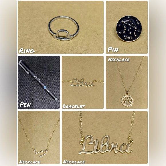 Libra Astrology Jewelry Set (FREE SHIPPING) - Picture 2 of 2